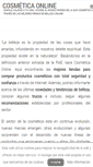 Mobile Screenshot of cosmetica-online.net